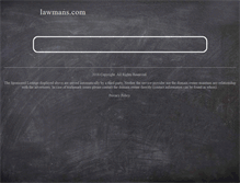 Tablet Screenshot of lawmans.com
